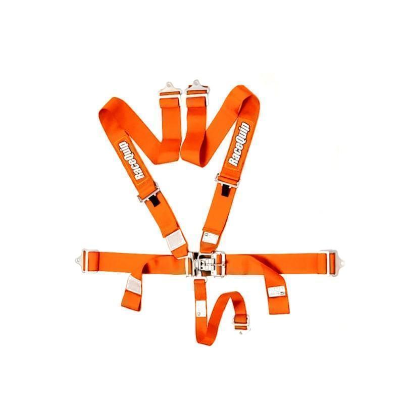 RACEQUIP/SAFEQUIP 711041 Seat Belts and Harnesses 5pt Harness Set L&L Orange SFI Sale